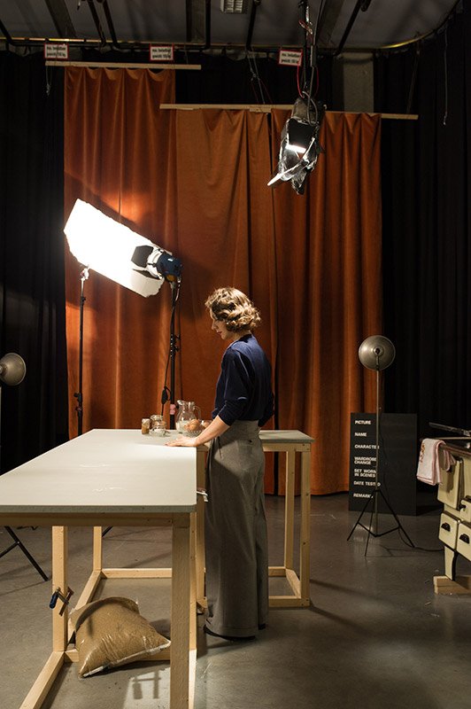 Behind the scenes portrait of Rachel Gruijters on the set of her film 'Ordinary Things'