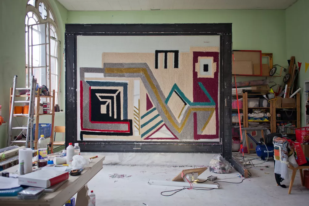 Studio of visual artist Mira Albrecht (Gent)
