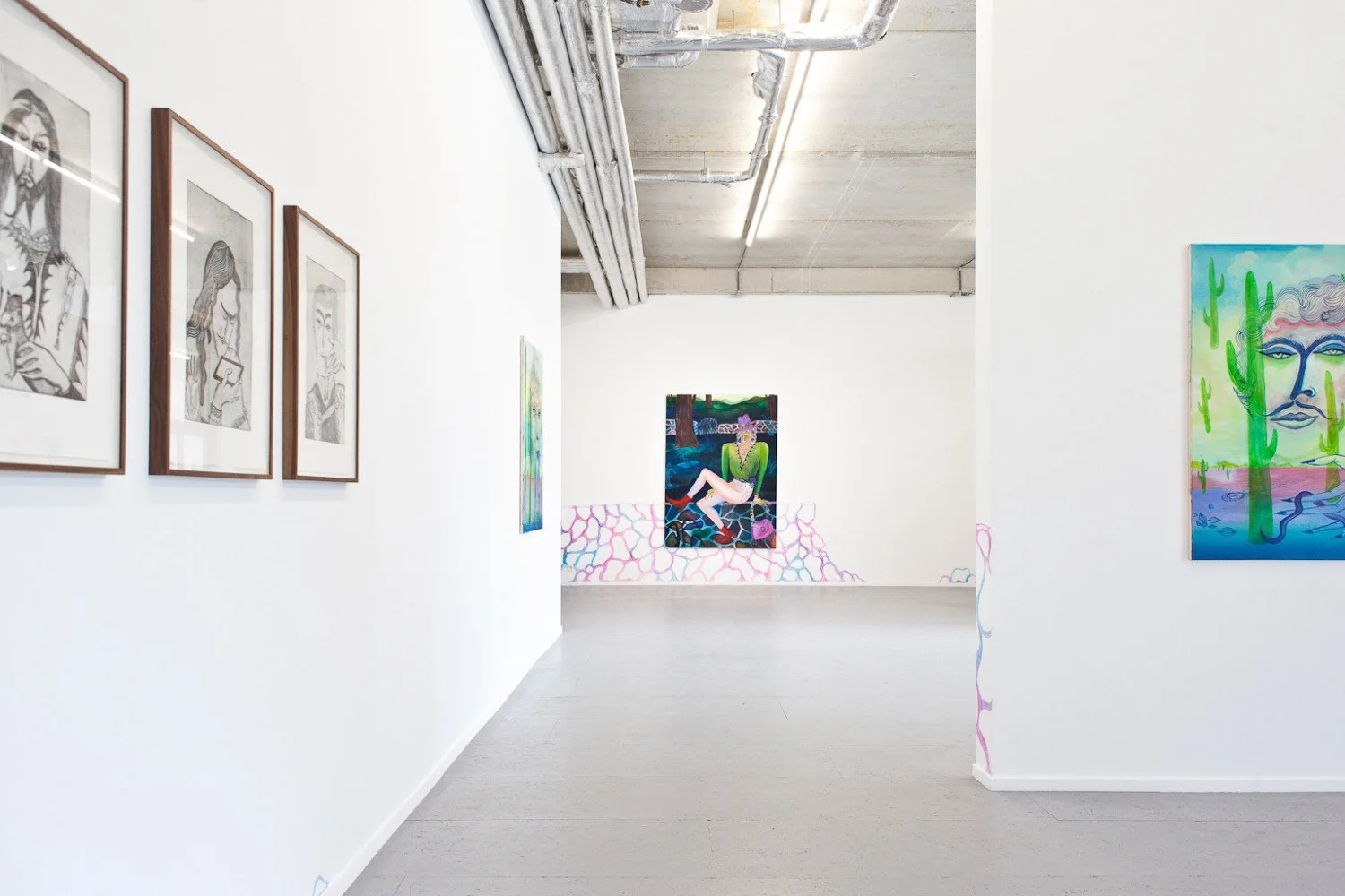 Marie Aly, 'Drifters and Strollers' at PLUS-ONE (Antwerp)